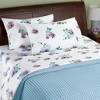 Collections Etc Hummingbird Floral  Sheet Set - image 3 of 4