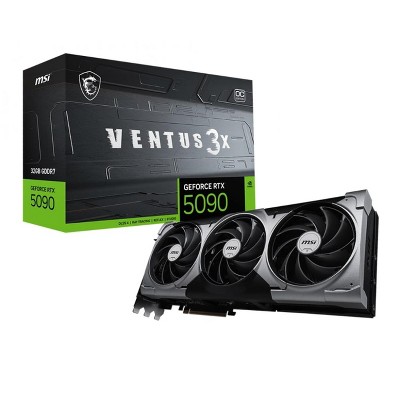 MSI GeForce RTX 5090 32GB VENTUS 3X OC Graphic Card - 32 GB GDDR7