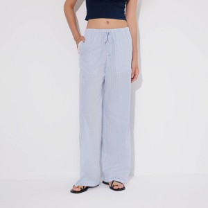 Women's Lace Trim Pajama Pants - Wild Fable™ - 1 of 4