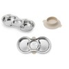 Grosmimi Stainless Steel Food Tray with 3 Compartment - 2 of 4