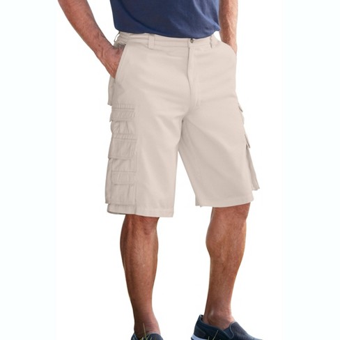 Boulder Creek® 12 Side Elastic Denim Cargo Shorts