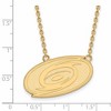 Black Bow Jewelry 14k Yellow Gold Carolina Hurricanes NHL Necklace 18 Inch - 2 of 4