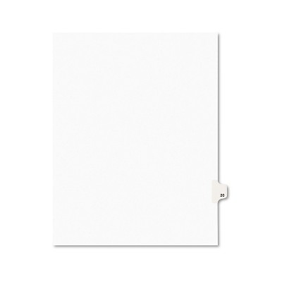 Title: 26-50 Avery 01431 Avery-Style Legal Exhibit Side Tab Divider 14 x 8 1/2 White 