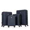 Vynxaria 4-Piece ABS Lightweight Suitcase Set (16/20/24/28'') with Rotating Wheels, 24/28'' with TSA Lock - 2 of 4
