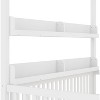 Kumasinova Twin/Full Montessori Floor Bed with Canopy,Solid Wood Kids Bed Frame with Guardrails and Built-in Storage Shelves for Boys & Girls Bedroom - 4 of 4