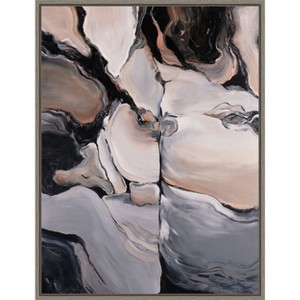 Amanti Art Sediment by Sydney Edmunds Canvas Wall Art Print Framed 18 x 24-in. - 1 of 4