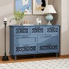 Bella Depot 47.24''W 7 Drawer Cabinet, Suitable for Bedroom, Living Room-Blue - 2 of 4