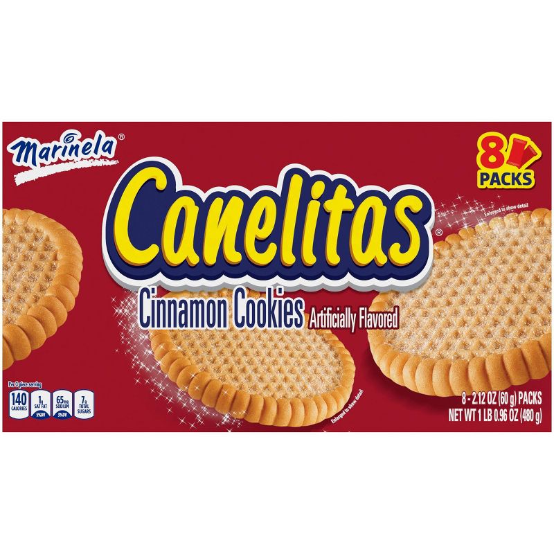 Marinela Canelitas Cinnamon Cookies - 8ct/2.12z, 1 of 7