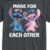Men's - Lilo and Stitch - Made For Each Other Short Sleeve Graphic T-Shirt - 2 of 4