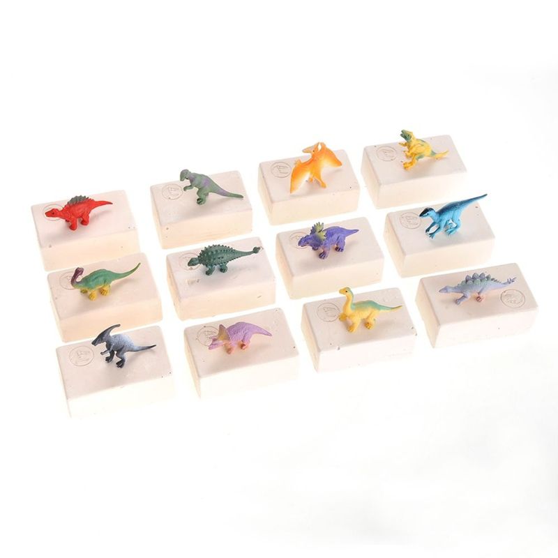 Insten 12 Pack Dinosaur Skeleton Fossil Excavation Science Kit, Dino Educational Toys for Kids, 3 of 9