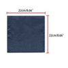 INSPIRE CHIC Men's Wedding Party Solid Color Self-Folded Pocket Squares - 3 of 4