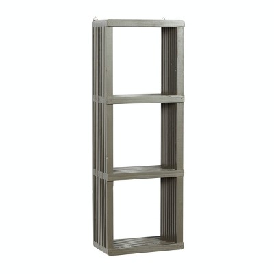 Wood Wall Shelf Gray - Olivia & May