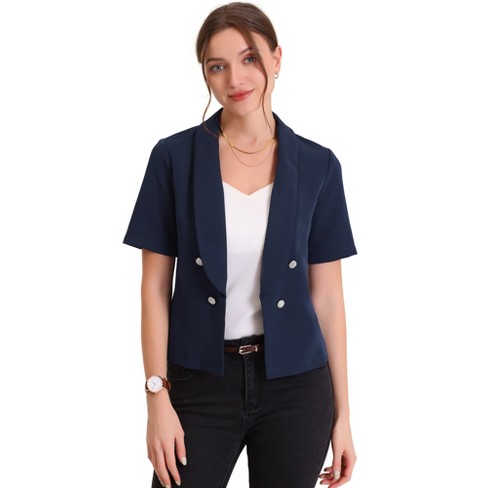 Target navy blue on sale blazer