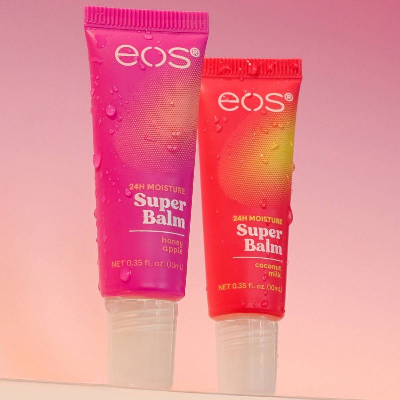 eos 24H Moisture Super Lip Balm - Coconut Milk &#38; Honey Apple - 0.35 fl oz/2pk, 6 of 17