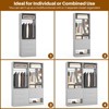 Aheaplus 48" Closet System with 5 Wood Drawers - 4 of 4