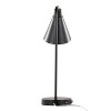 LumiSource Pix 19" Contemporary Task Lamp Matte Black and White Metal with Chrome Accent and Built-In USB Port - 4 of 4