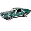 1967 Ford Mustang GT Fastback "High Country Special" Timberline Green Metallic 1/64 Diecast Model Car by Greenlight - 2 of 4