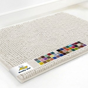 Muddy Mat® Super Absorbent Chenille Door Mat for Muddy Paws, Machine ...