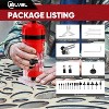 SILVEL Wood Router, 800W Wood Routers for Woodworking, 6.5Amp 1.25HP Hand Tool, 30000R/MIN Compact Edge Trimmer with 15 1/4" Router Bit Set, Red - 3 of 4