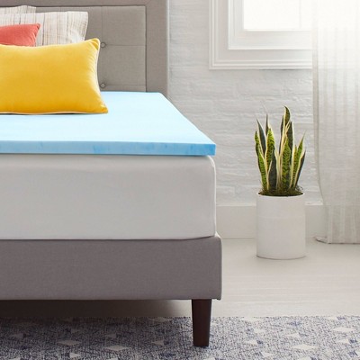 Twin 1.5" Gel Infused Memory Foam Mattress Topper - Comfort Revolution