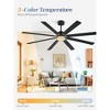 Arceso 84 Inch Farmhouse Ceiling Fan with Light & Remote, Quiet DC Motor for Indoor - 4 of 4