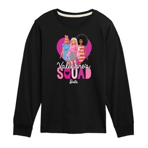 Boys' - Barbie - Valentine's Squad Long Sleeve Graphic T-Shirt - 1 of 4