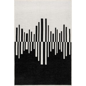 Nuloom Olea Abstract Machine Reversible Pet Friendly Premium Washable Area Rug - 1 of 4