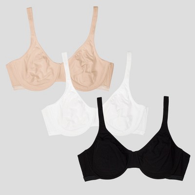 Buy Fruit of The Loom Cotton Rich Bra Brasserie Colour:White Matt Shine  Size:34B Online at desertcartFiji