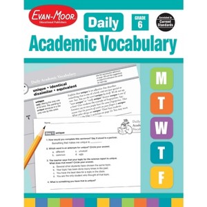 Daily Academic Vocabulary, Grade 6 Teacher Edition - by  Evan-Moor Educational Publishers (Paperback) - 1 of 1