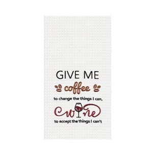 C&F Home Give Me Coffee To Change The Thing Towel - 1 of 3