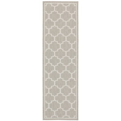 Oriental Weavers Portofino 1636H Grey/ Ivory Indoor/Outdoor Area Rug - 1'10" x 7'3"