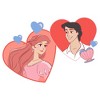 Women's The Little Mermaid Ariel and Prince Eric Love T-Shirt - 2 of 3