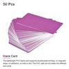 Unique Bargains Waterproof Durable ID Badge Printer Blank Plastic Cards 50 Pcs - 2 of 3