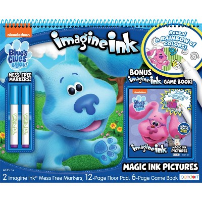 Blue's Clues Imagine Ink Giant Floor Pad with Bonus Book