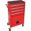 4-Drawer Rolling Tool Chest, Heavy Duty Steel Tool Cabinet with Wheels, Adjustable Shelf & Tool Hooks, Garage & Workshop Organizer with Tool Set - 4 of 4