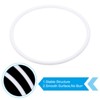 Unique Bargains Plastic Round Wreath Dream Catcher Rings White 12 Pcs - 3 of 4