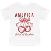 The Juniper Shop Land Of The Free Cherries Toddler Short Sleeve Tee - 3 of 4