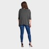 24seven Comfort Apparel Womens Elbow Sleeve Open Cardigan - 2 of 3