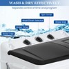 KRISRATE Washing Machine 30Lbs Twin Tub Portable Washing Machine, 19Lbs Washer 11Lbs Spinner Combo with Drain Pump Time Control for Apartment Dorm RV - 3 of 4