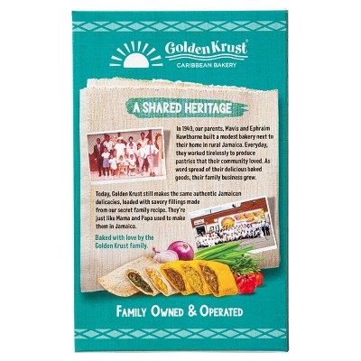 Golden Krust Jamaican Style Mild Beef Frozen Patties - 9oz/2ct