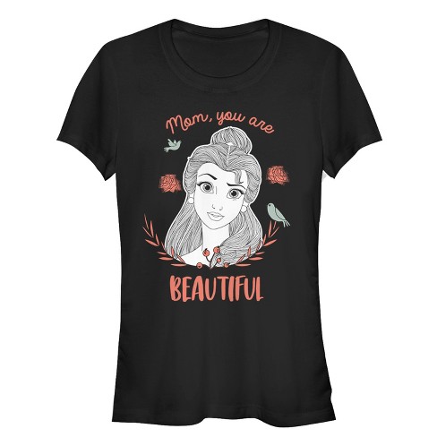 Juniors Womens Beauty and the Beast Beautiful Mom T-Shirt - image 1 of 3