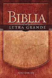 Santa Biblia (Large Print) - by RVR 1909- Reina Velera 1909 (Paperback)