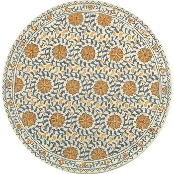 SAFAVIEH Chelsea Collection HK141A Hand-hooked Ivory Rug 3' round, 3' round  - Kroger