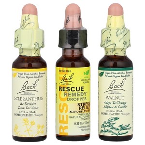Bach Original Flower Remedies, Travel Kit, Ready to Go, 3 Droppers, 0.35 fl oz (10 ml) Each - 1 of 4