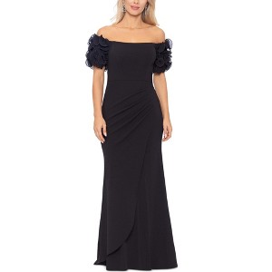 XSCAPE Womens Ruffle Sleeve Gown Dress - 1 of 1