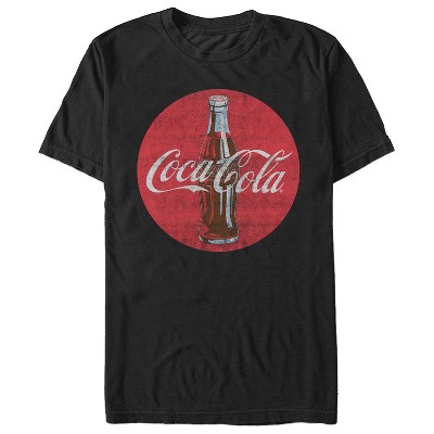 Men's Coca Cola Classic Circle T-shirt - Black - Medium : Target