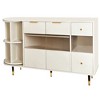 Innovative Design Rotating Sideboard, Storage Cabinet with 2 Doors and 2 Drawers – ModernLuxe - image 4 of 4