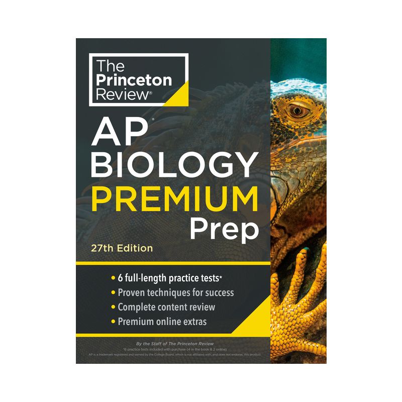 Princeton Review AP Biology Premium Prep, 27th Edition - (College Test Preparation) by  The Princeton Review (Paperback), 1 of 2