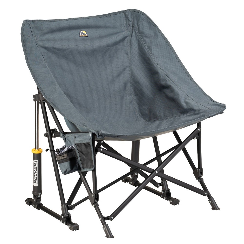 Photos - Garden Furniture GCI Outdoor Pod Rocker Foldable Rocking Camp Chair - Charcoal