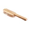 Bass Brushes The Green Brush - Premium Bamboo Handle and Bamboo Pin Style & Detangle Hair Brush - 7 Row - 4 of 4